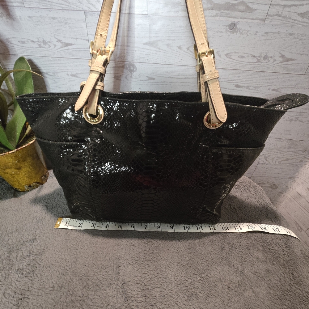 Michael Kors Snakeskin Print Shoulder Bag/Wallet - Picture 11 of 16
